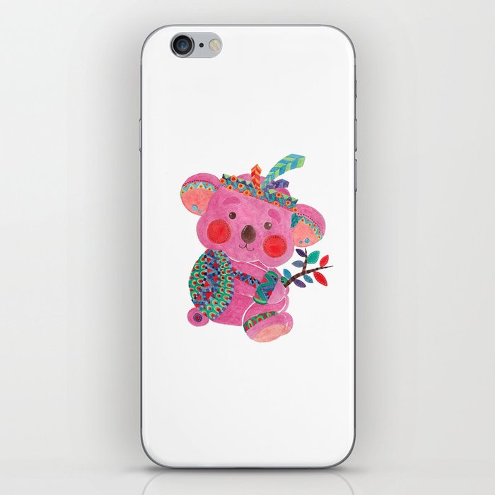 The Pink Koala iPhone Skin