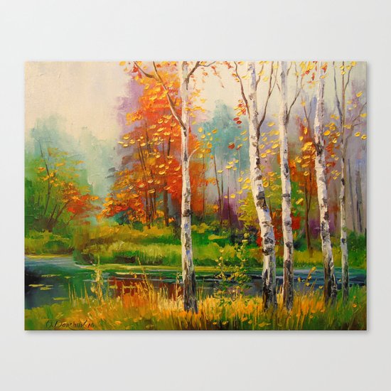 Melody of autumn Canvas Print