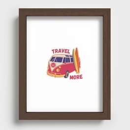 Travel, MORE! Recessed Framed Print
