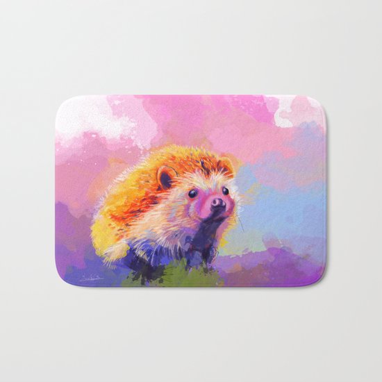 Sweet Hedgehog Bath Mat