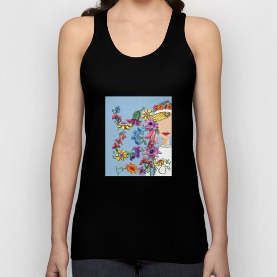 I Love the Flower Girl Unisex Tank Top