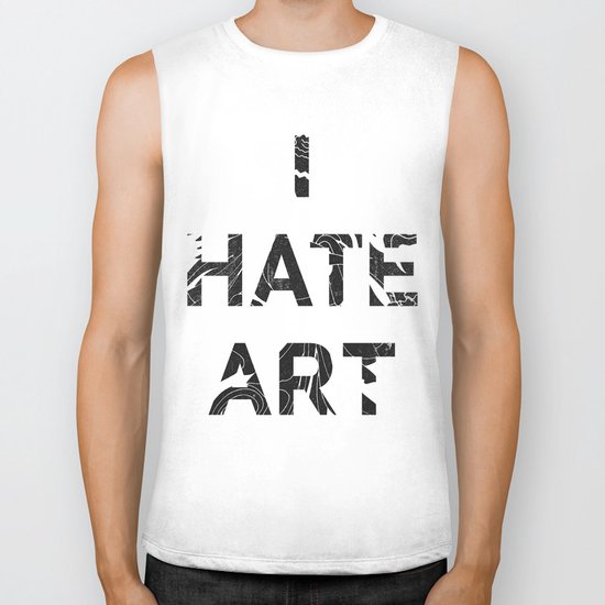 I HATE ART / PAINT Biker Tank