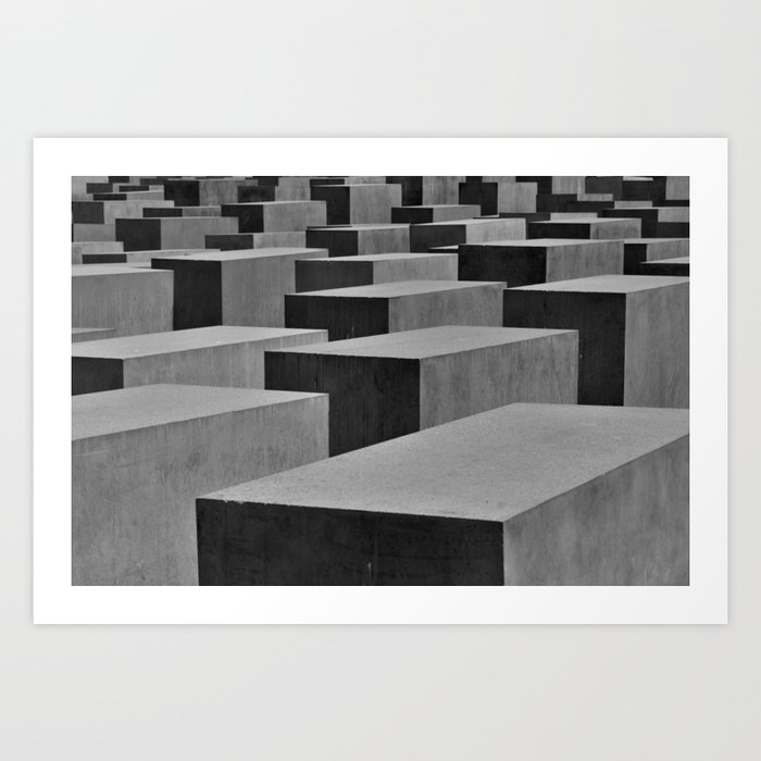 We can't and we won't forget - Memorial of the war in Berlin  Art Print