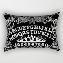 Ouija Board Black Rectangular Pillow