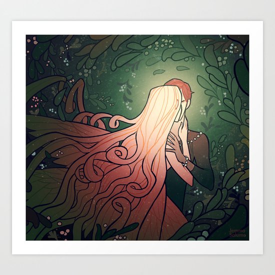 Mistletoe Art Print