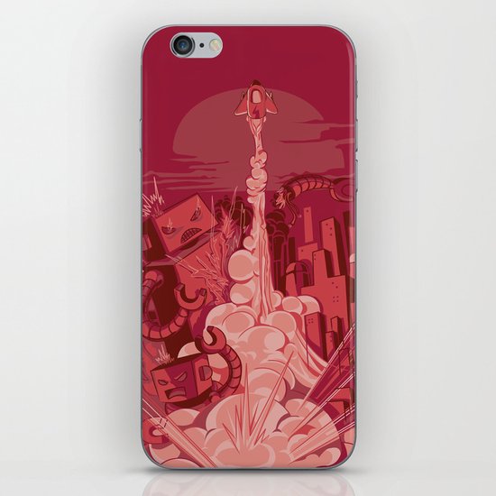 Smash! Zap!! Zoom!!! iPhone & iPod Skin