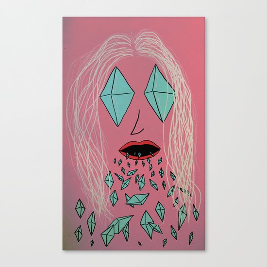 I Could Barf Diamonds Canvas Print