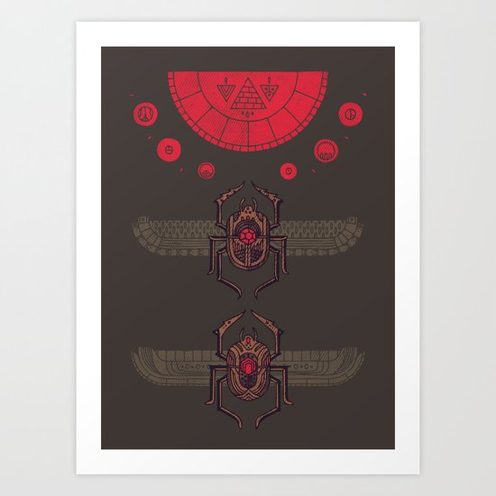 Scarabs Art Print