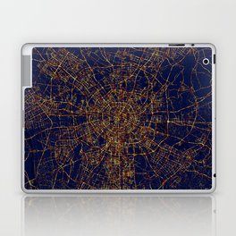 Chengdu, Sichuan, China Map  - City At Night Laptop Skin