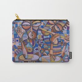 The Drummer and the Flutist 4 Carry-All Pouch