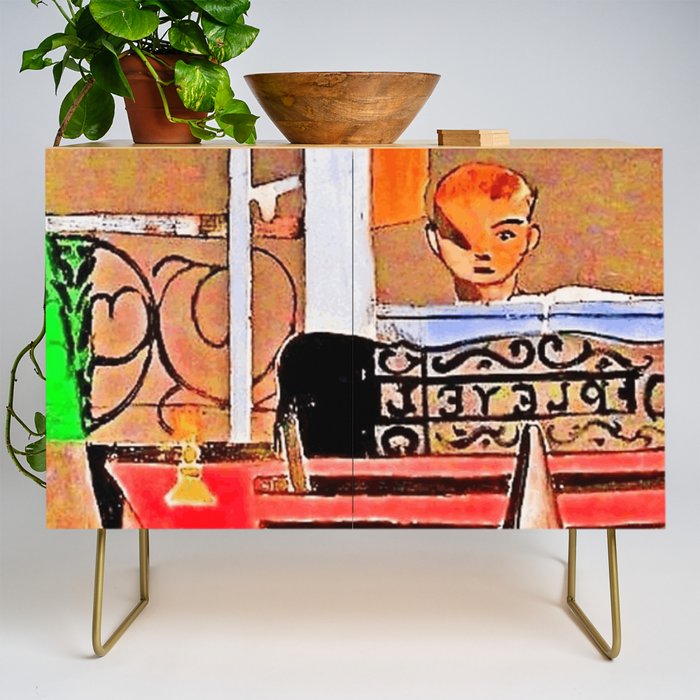 The Piano Lesson Depiction by Henri Matisse. Credenza
