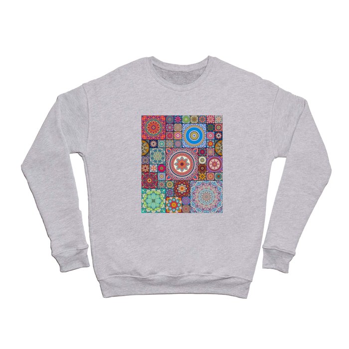 Mandala Tiles Crewneck Sweatshirt