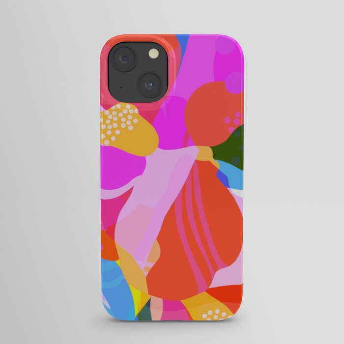 Abstract Florals I iPhone Case