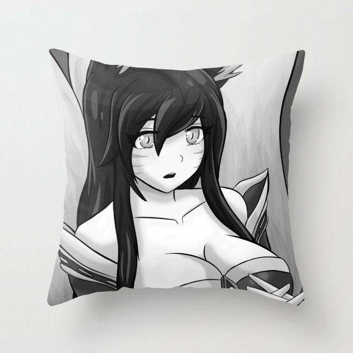 Ahri A Walla Pfp Throw Pillow By Emilywalla Society6
