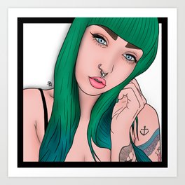 Suicide Girl Art Prints For Any Decor Style Society6 Images, Photos, Reviews