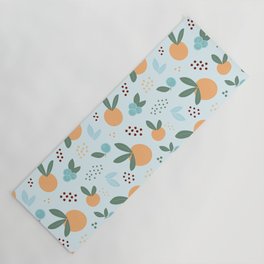 Oranges and Blueberries Yoga Mat