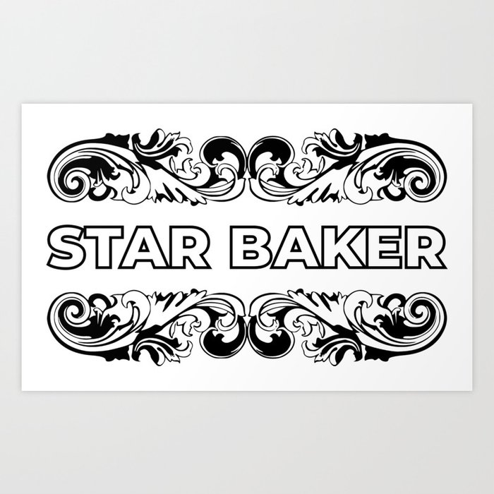 star baker Art Print