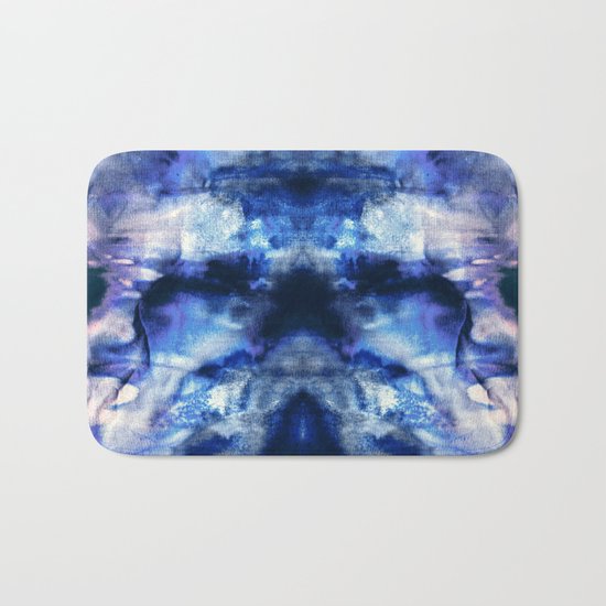 Blue Lagoon Tie-Dye Bath Mat