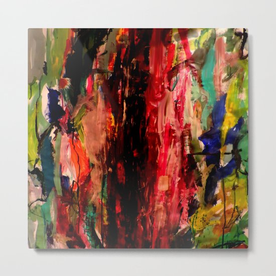 la porte Metal Print