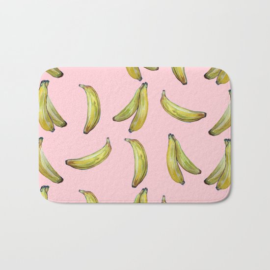 Banana!!pink Bath Mat