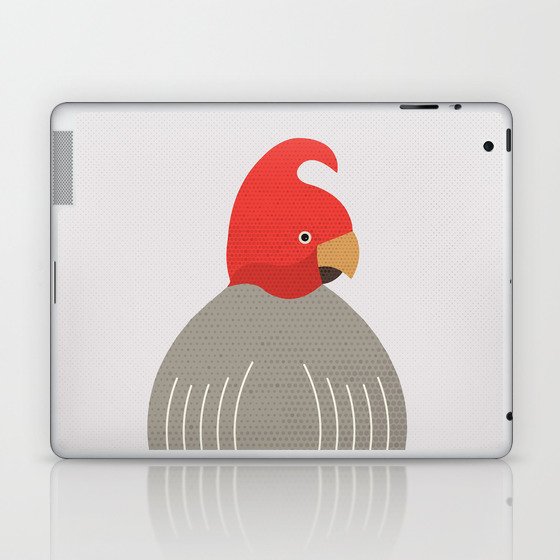 Whimsy Gang-Gang Cockatoo Laptop & iPad Skin