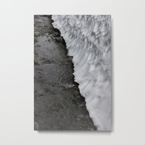 Melting Point Metal Print