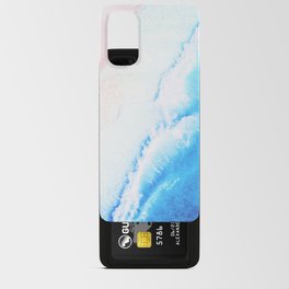 pink shoal beach impressionism texture Android Card Case