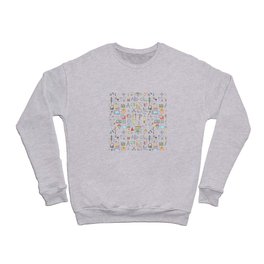 Retro Color Creative Tools Crewneck Sweatshirt