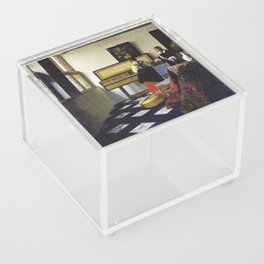 art by johannes vermeer Acrylic Box