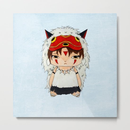 A Girl - Mononoke Metal Print