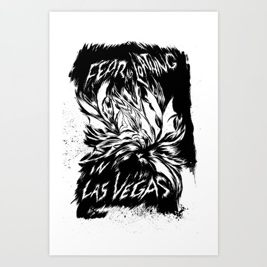 Fear & Loathing inks Art Print