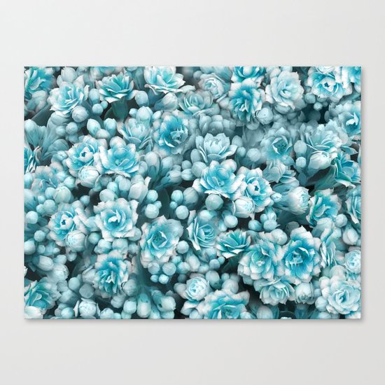 Blue flowers Canvas Print