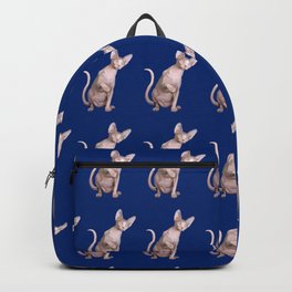 Elegant Sleek and Curious Sphynx Cat Backpack | Sphynx, Cutecat, Catowner, Sphynxcat, Sphynxowner, Hairlesscat, Sphynxcatbreed, Catbeed, Baldcats, Sphinx 