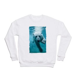 Polar Bear Swimming Crewneck Sweatshirt