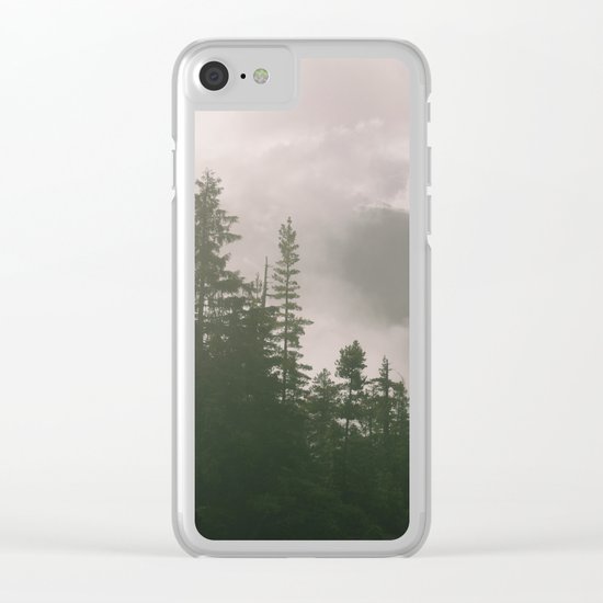 Foggy Forest (Squamish, British Columbia, Canada) Clear iPhone Case