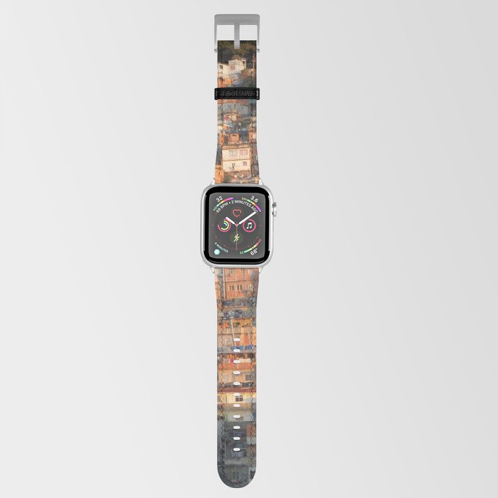 Brazil Photography - Beautiful City On A Hill In The Sunset Apple Watch Band