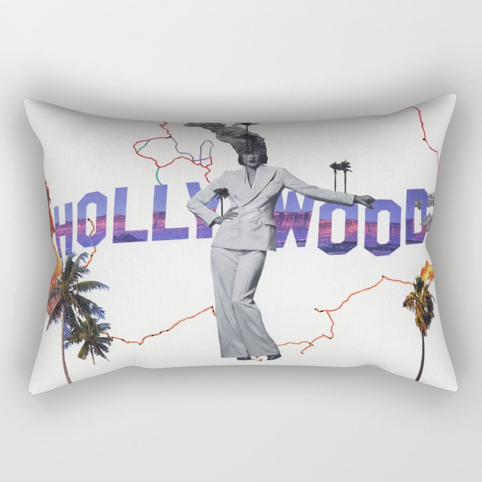 Road To Riches Rectangular Pillow