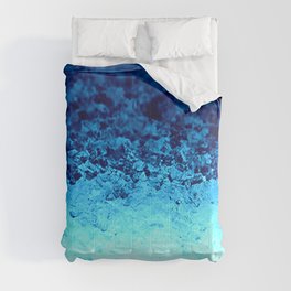 Blue Crystal Ombre Comforter