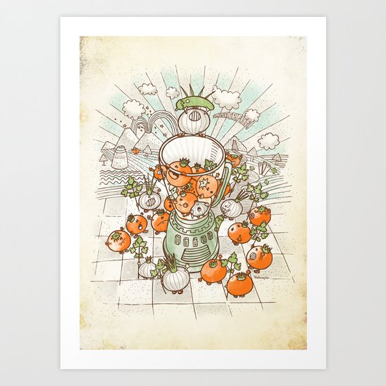 Salsacrifice! Art Print