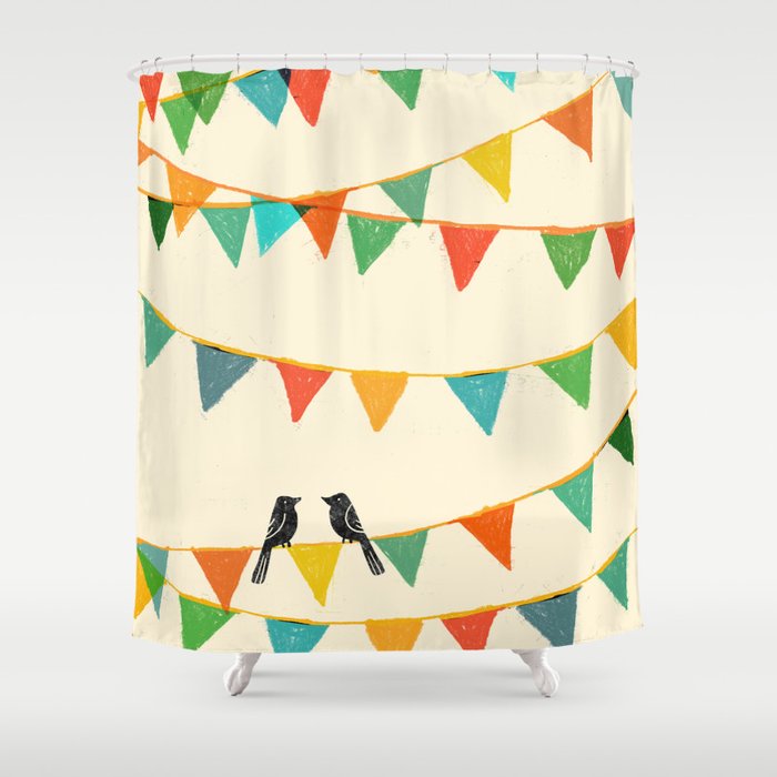Carnival is coming to town Shower Curtain