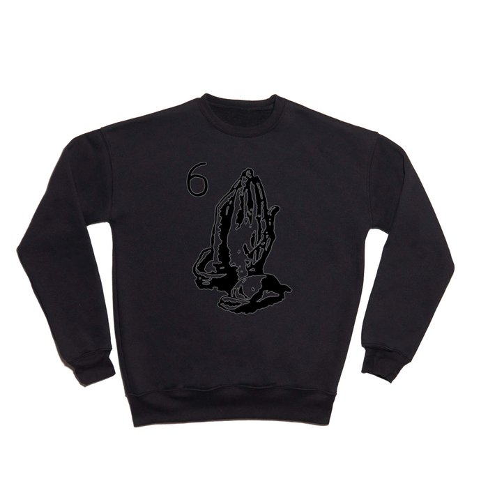 DRAKE 6GOD - BLACK EDITION Crewneck Sweatshirt
