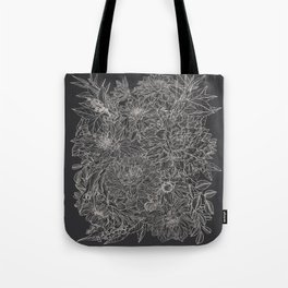 All The Dahlias - Drawing Tote Bag