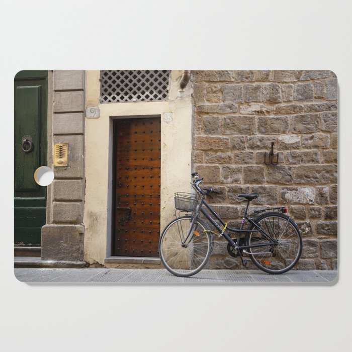 Florence Bicycle II  |  Travel Photography Cutting Board