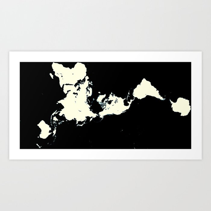 Connected World - Dymaxion Art Print