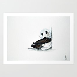 little panda Art Print