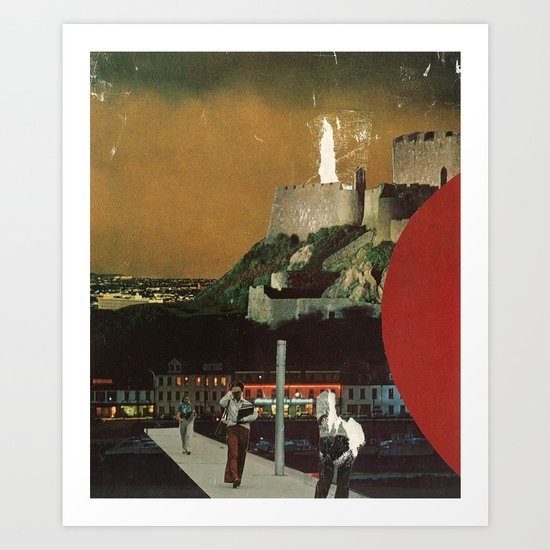 feeling yourself disintegrate Art Print
