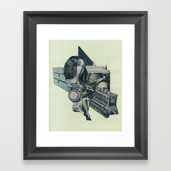 Our Train Has Left The Station Framed Art Print