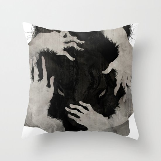 Wild Dog Throw Pillow