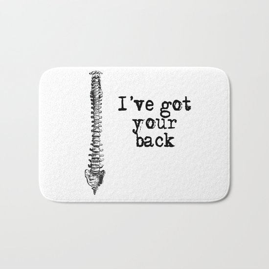 I've got your back Bath Mat