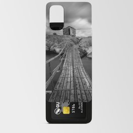 The Old Fishing Hut In The Storm Android Card Case